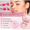 Unbranded Dual Magnetic Eyelashes, Magnetic Eyelashes without Eyeliner 4D Natural