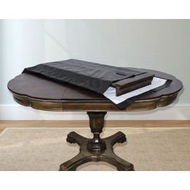 LAMINET Premium Heavy Duty Table Leaf Storage Bag water , scratch resistant. Extra Thick waterproof exterior heavy duty flannel backing. Store Your Table Leaves safely. Holds Leaves up to 26" wide.
