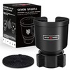 Upgraded Car Cup Holder Expander Adapter with Offset Adjustable Base,