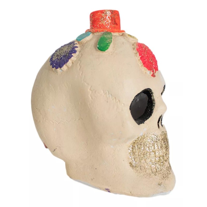 Emporio Bolletd Kit De 2 Portavelas Día De Muertos Cráneo