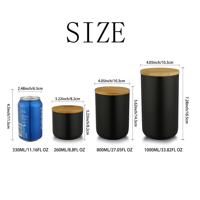 MilkyWay Food Storage Jar Strong Ceramic Storage Canisters with Airtight