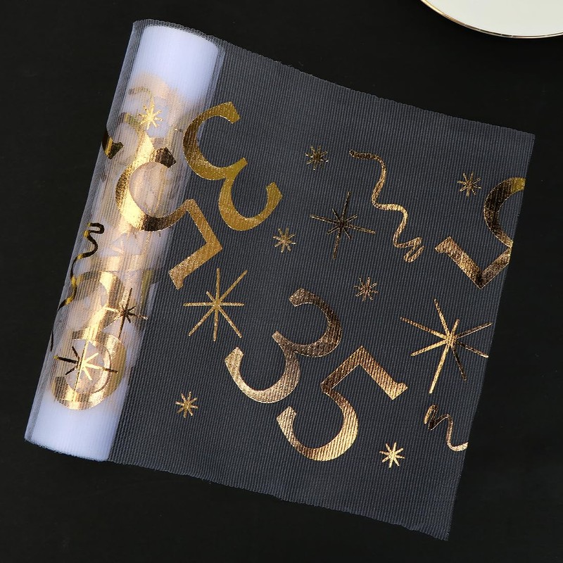 Table Runner Birthday 28 cm x 10 m Table Decoration
