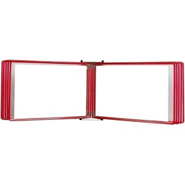 Carpeta de documentos, Carpeta,Carpeta de comparti Carpeta de pared con pantalla A4, A4 [8,26 pulgadas  11,69 pulgadas] 20 bolsillos (color rojo,...  