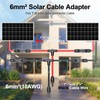 Maoligo Tool-free Solar Connector 6 mm² T-Solar Cable Adapter for