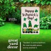 G128 Garden Flag Happy St. Patrick's Day Three Leprechaun Gnomes