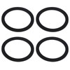 ECSiNG Pack of 4 90 mm Drain Siphon Replacement Rubber