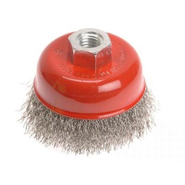 Faithfull WBC80S Wire Cup Brush 80 x M14 x 2 Stainless Steel / 0.30mm