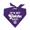 It's My Gotcha Day! Dog Bandana | 100% Cotton Adjustable