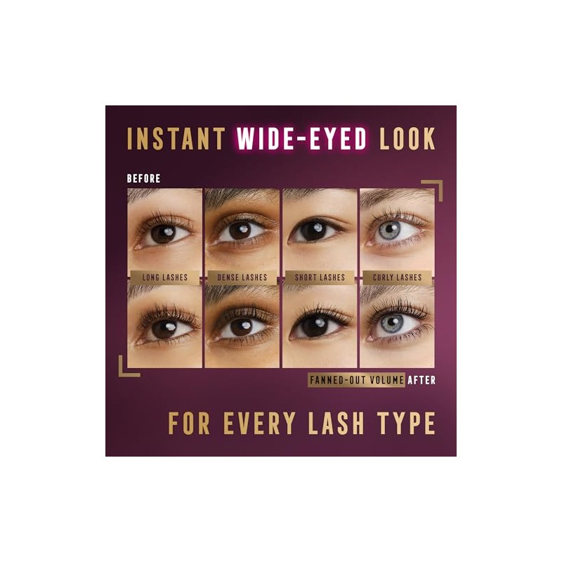 Max Factor Masterpiece Divine Lashes Mascara, Mascara for Fanned and