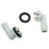 HAJXZH 2 Pcs AC Drain Hose Connector Elbow Fitting 3/5