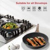 Caannasweis Nonstick Granite Frying Pan Skillet, Non Stick Omelette Fry