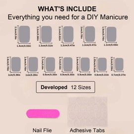 Leopard French Nails Press Ons - ShiningUU 24Pcs Pink Shiny Nude False Nails with Keybow Design Glue Included Easy Apply Sunnail for Daily Wear Women Girls Valentines Nails Art