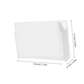 iplusmile Hanging Sundries Storage Box Wall-Mounted Multifunctional Cosmetics Organizer for Bedroom and Bathroom Lightweight Design for Tidy Space for Mask and Toiletries Storage