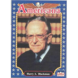 HARRY A. BLACKMUN, SUPREME COURT JUSTICE #126 - 1992 Americana Collectible Card