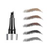 5 Colors Hair-like Strokes Eyebrow Pen, Mimics Natural Eyebrow Liquid