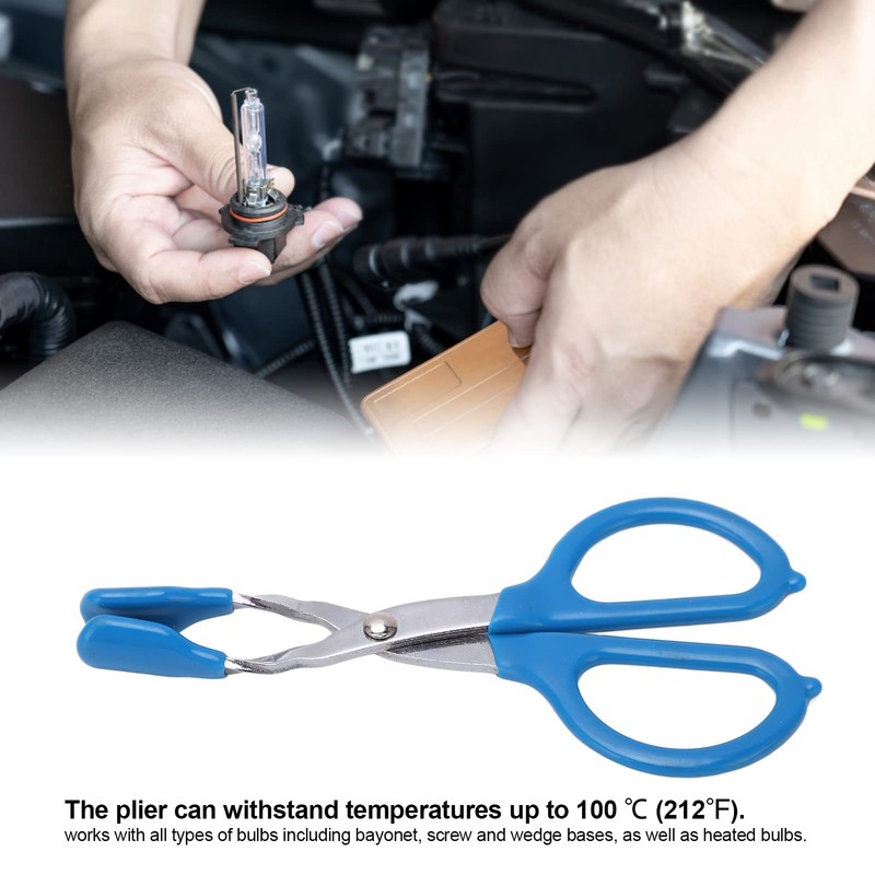 POCREATION Bulb Pliers, Universal Metal Broken Bulb Extractor Tool for