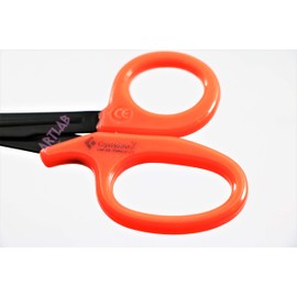 German Bandage Fluoride Coated Scissors Shears 7.5" Paramedic Nurse Instrument Tough Cut (CYNAMED)