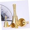 Gatuida Brass Hand Bell Restaurant Service Bell for Christmas Decoration