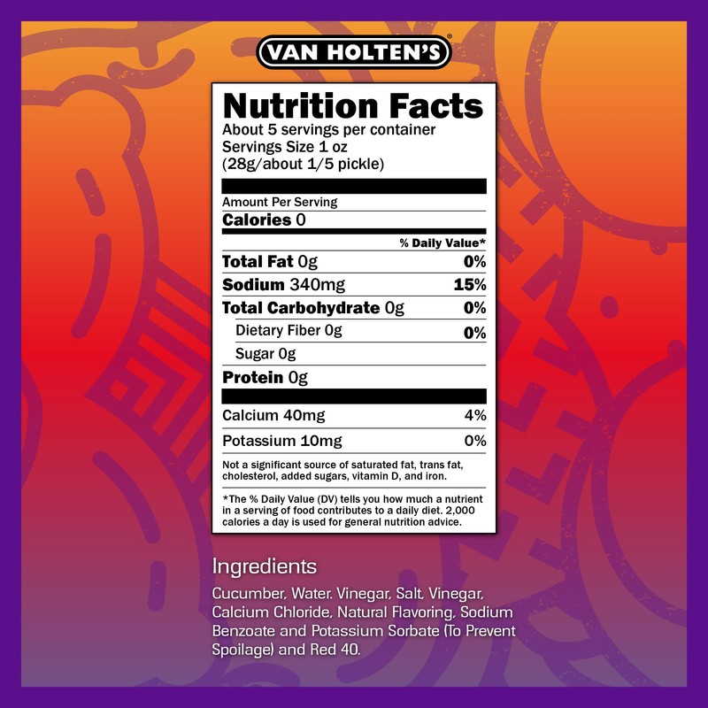 Van Holten's Pickles - Jumbo Chamoy Pickle-In-A-Pouch - 12 Pack