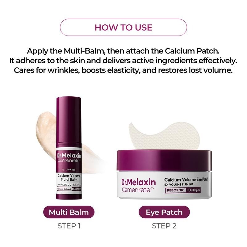 Dr. Melaxin Calcium Volume Multi Balm + Eye Patch 60ea,