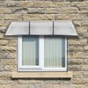 samanoya 120"x40" Door Window Outdoor Awning Modern Patio Cover UV