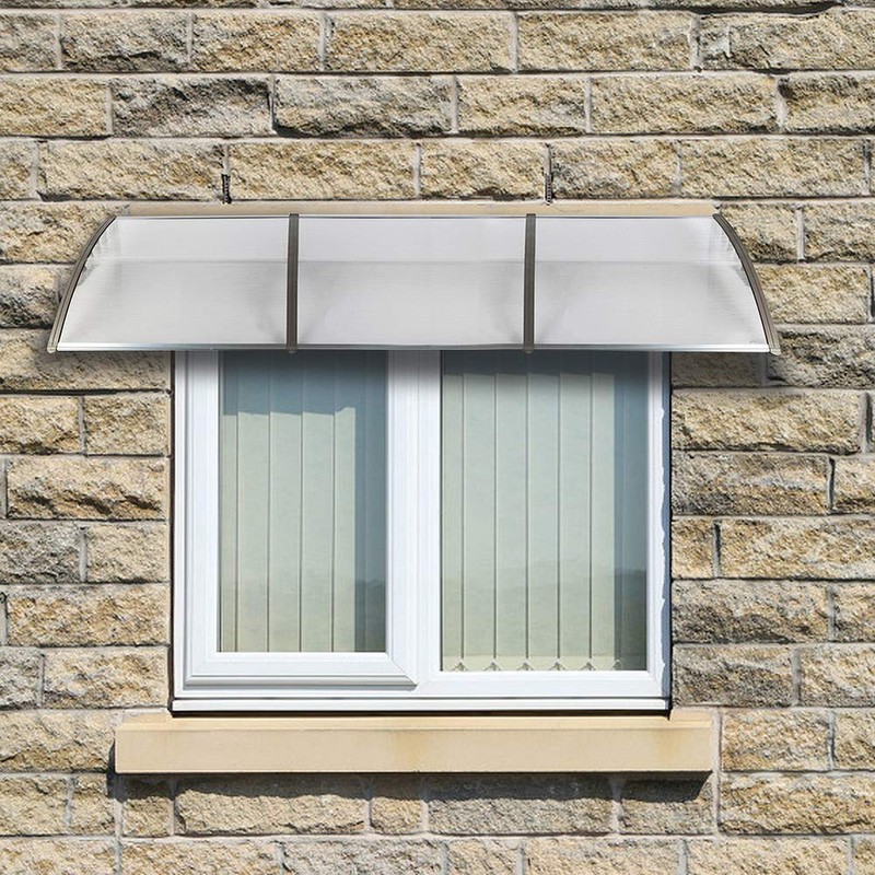 samanoya 120"x40" Door Window Outdoor Awning Modern Patio Cover UV