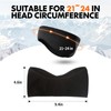 Lauzq Winter Fleece Ear Warmers Muffs Headband for Men Women
