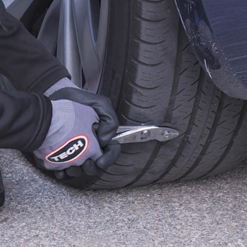 Permacure Emergency Roadside Tire Repair Kit, with Chemical Vulcanizing Fluid