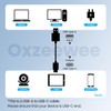 OXZEEWEE Extra Long USB A to USB C Extension Flat