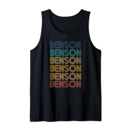 Retro Vintage BENSON Classic Name Cool 80s 90s Tank Top