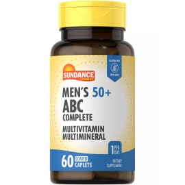 Sundance Men's 50+ ABC Complete Multivitamin | 60 Caplets | by Sundance