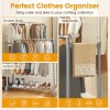 Heavy Duty Metal Double Rod Clothes Rack Garment Rack High