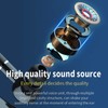 X18 Wireless Bluetooth 5.1 Headphones Ear-Hook Single Earbud with Microphone