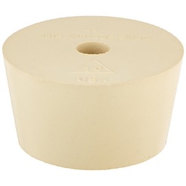 RiteBrew Rubber Stopper - Size 10 - Drilled