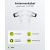 Goobay 11521 Angled Antenna Cable, Satellite Connection Cable, Satellite Cable,