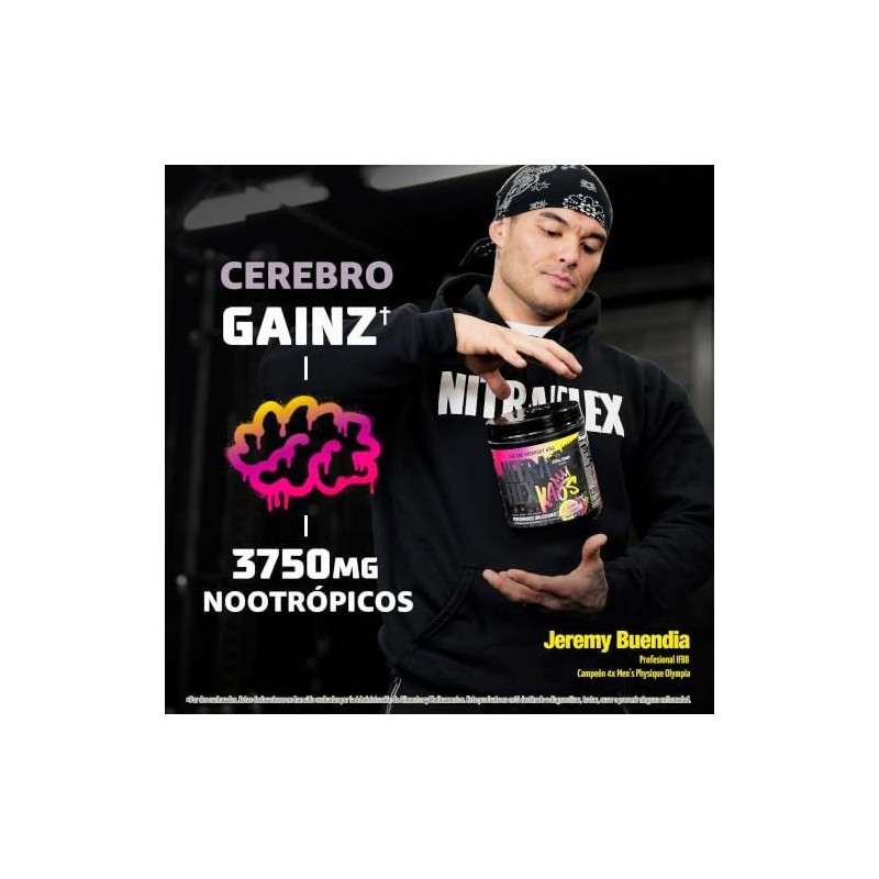 GAT SPORT Nitraflex KAOS Pre Entreno en Polvo - The