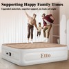 Etto Air Mattress Queen with Built in Pump, 18 inch