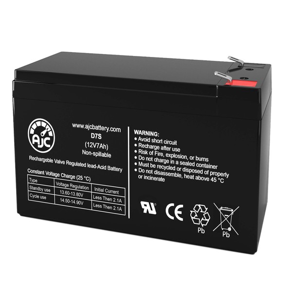 AJC Digital Security Controls DSC Power832 Option 2 12V 7Ah Alarm Battery - This is an Brand Replacement