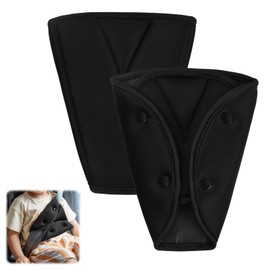 Pack of 2 Car Seat Belt Pads, Car Seat Belt, Children's Car Seat Belts, Adjustment Pads, Car Seat Belt Cushion, Removable, High-Quality Seat Belt Pad for Adults