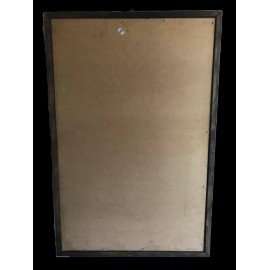Virgen De Guadalupe Fondo Verde 36”X24” Cuadro Rustico, Nuevo
