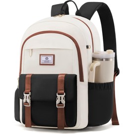 LOVEVOOK Lightweight School Backpacks Womens, 15.6 Inch Laptop Backpack for Ladies Teacher, Waterproof Back Pack Casual Daypack for College Uni Travel, Fashion Work Rucksack Bag for Business