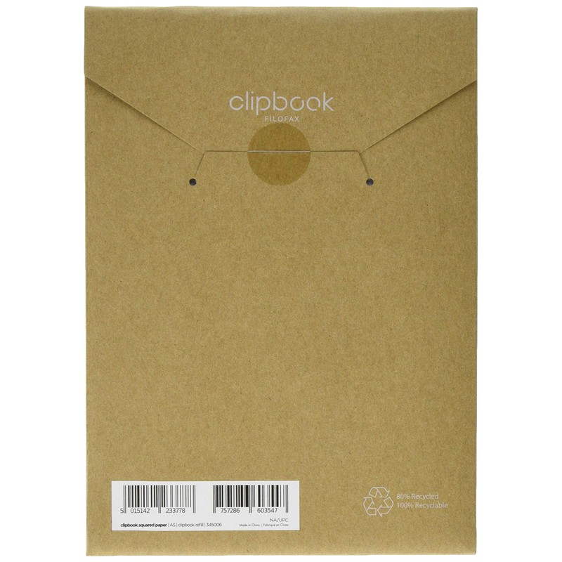 Clipbook A5 Squared Notepaper
