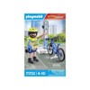 PLAYMOBIL 71732 Policier cycliste with recharge terminal