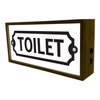 Light Box Toilet Sign | Illuminated Light Up LED Bathroom