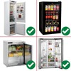 SPARES2GO Fridge Shelf Compatible with Amica Refrigerator Freezer (White, Adjustable,