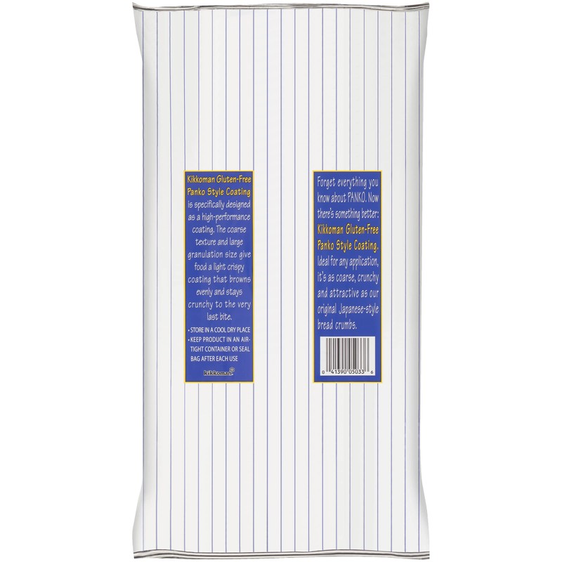 Kikkoman 2.5 LB Gluten-Free Panko Style Coating