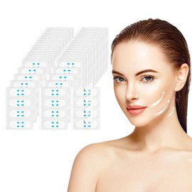 Phyxiul Small Face Tape, Lift Up Tape, Nolasolabic Line Sagging Tape Correction for Faces, Ultra Thin, Transparent, Inconspicuous, Job Hunting, Dating, Parties, 240 Sheets