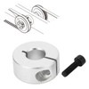 10PCS Shaft Collars with Screws Aluminum Alloy Open Type Axle