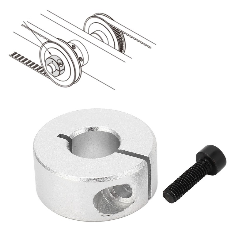 10PCS Shaft Collars with Screws Aluminum Alloy Open Type Axle