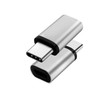 CABLEPELADO Adapter Micro-USB-Buchse auf USB-C-Stecker, USB C auf Micro-USB, Datenübertragungsraten